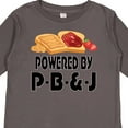 thumbnail image 4 of Inktastic Powered by P B and J Peanut Butter Lover Boys or Girls Long Sleeve Toddler T-Shirt, 4 of 5