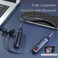 thumbnail image 4 of Auriculares inalámbricos Shaofei Yltra Con gancho para el cuello y memoria Bluetooth 5.2 color rojo, 4 of 5