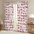 thumbnail image 5 of Homewish Teens Merry Christmas Blackout Curtains Set of 2 (52x84 Each), Christmas Reindeer Animal Window Curtains, Cartoon Xmas Tree Curtains and Drapes, Living Room Curtains Decor, 5 of 6