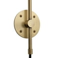 thumbnail image 5 of Redondo Light LED Arc Floor Lamp Matte Black Brass Marble, 5 of 11