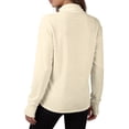 thumbnail image 3 of Stichou Women's Plus Size Sun Shirts Full Zip Long Sleeve Shirt Hiking Workout Athletic Thumb Holes Clothing Complexion 4XL, 3 of 6