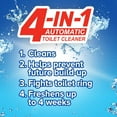 thumbnail image 3 of 4-in-1 Rim Hanger Toilet Bowl Cleaner, Sapphire Waters, 6 Count, 3 of 4