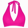 thumbnail image 3 of UAYOTSE Women Elastic Swimwear Tops Underwire Full Coverage Bikini Top Push Up Swim Crop Top Tie Back Bathing Suit Tops,Sizes S, 3 of 9