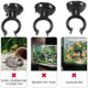 thumbnail image 2 of 10 Pcs Black Suction Cup Holder 20mm Dia Tube Airline for Aquarium, 2 of 5