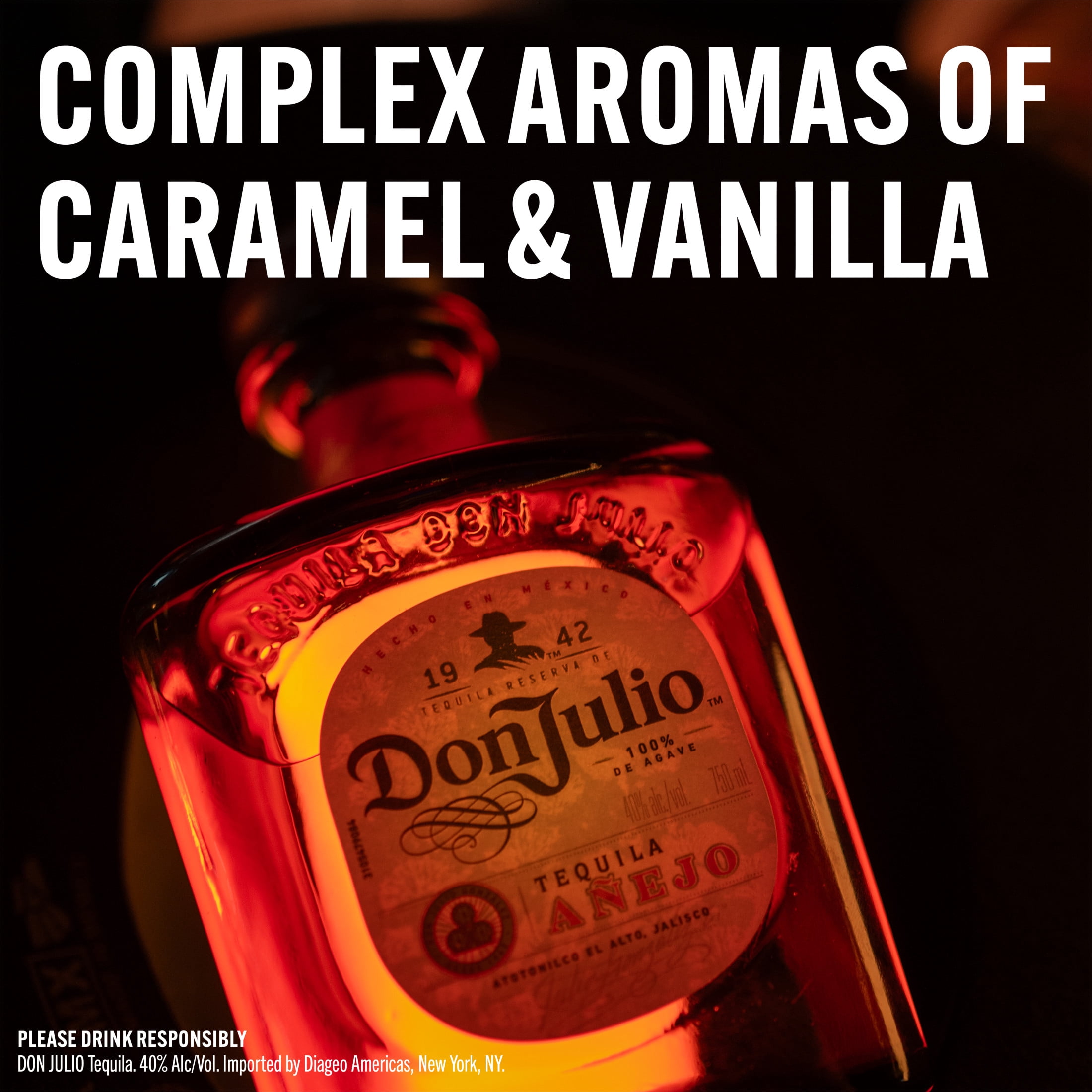 Don Julio Anejo Tequila, 750 mL, 40% ABV - Walmart.com