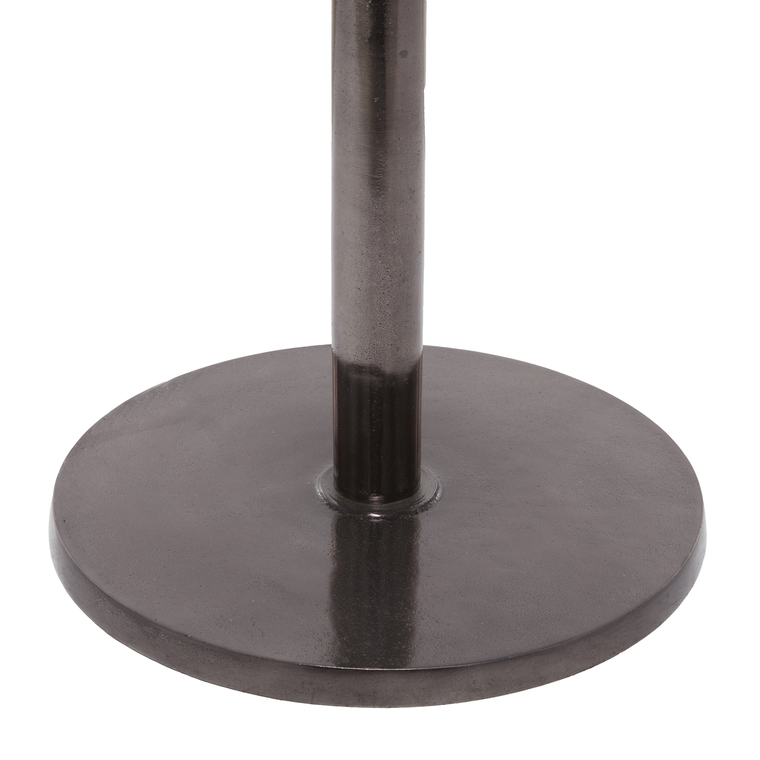 DecMode 15" x 68" Black Aluminum Coat Rack, 1-Piece