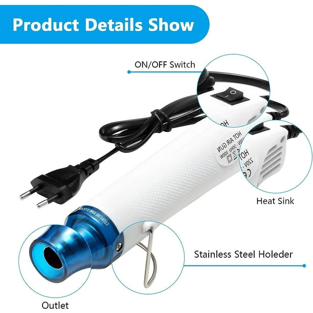 Heat gun, heat gun, heat gun, Mini Heat Gun 220V 300W Embossing Heat