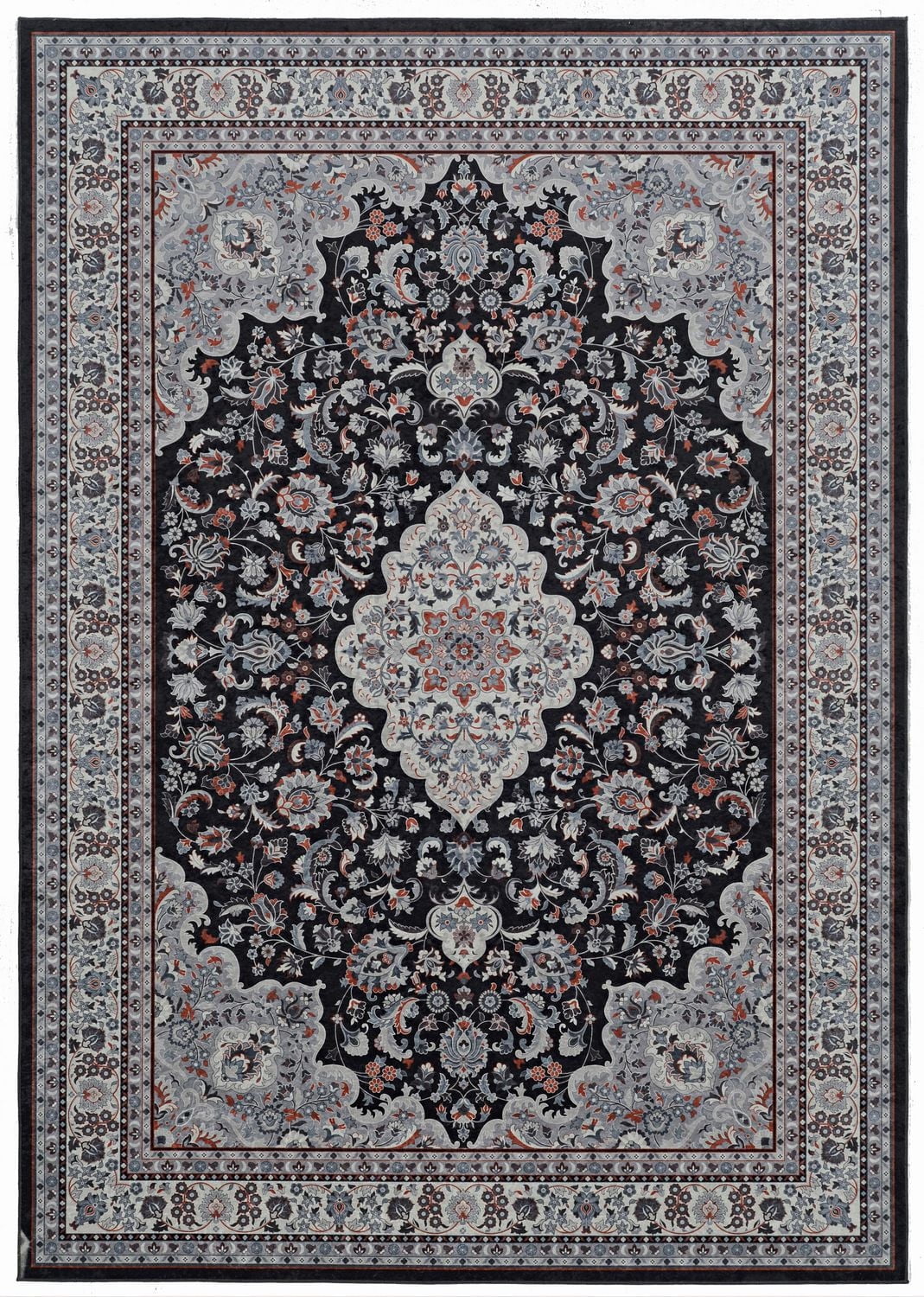 Tapis d'appoint Emerald Duluth marine & sarcelle de 2 pi 2 po x 3 pi 2 po