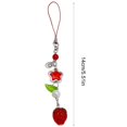 thumbnail image 5 of SIEYIO Lovely Strawberry Keychain Strawberry Phone Pendant Unique Bag Charm Sweet Phone Chain Perfect Gift for Fashion Lover, 5 of 17