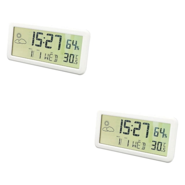 Injueey Nunca vuelva a quedarse dormido con el despertador inteligente con sensor de luz, funciones de reloj fáciles, despertador digital Type1 NO1
