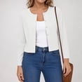 thumbnail image 2 of Brqkzdu Knit Cardigan Sweater for Womens Fall Long Sleeve Casual Button Down Cardigans Breathable Loose Comfy Lightweight Cardigan Outerwear, 2 of 9