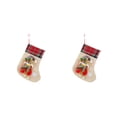 thumbnail image 2 of Moyic Calcetín de Navidad para el hogar, oficina, Hotel, Bar, árbol de Navidad, chimenea, pared, ventana, cama, regalos, bolsa, regalo, Type1 NO1, 2 of 6