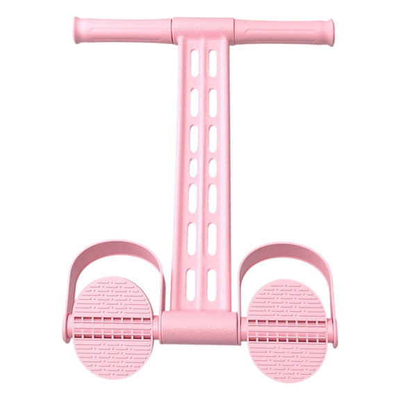 Upgraded TPE Resistance Band with Foot Pedals, 2026 New Multifunction Tension Rope, - Core Workout & Sit-Up Assistance, Home Gym & Travel Fitness Equipment,Unisex(Pink)