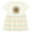 Natural with Stripes, variant on Juneteenth Sunflower Design Girls Baby Dress