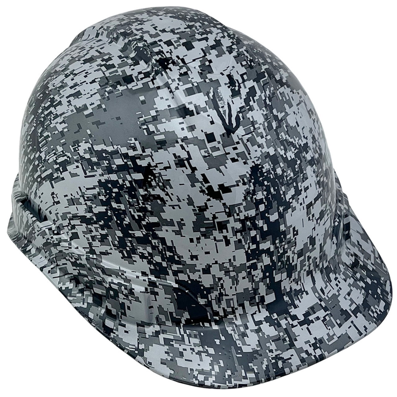 Digital Camo Hydro Dipped Hard Hats Cap Style with 4 Pt Ratchet Suspension
