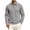 Light Gray, variant on Long Sleeve Polo Shirts For Men Corduroy Casual Retro Polo Shirt With Elbow Patches Relaxed Fit Quarter Button Pullover Sweatshirt For Fall And Winter Navy S
