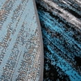 thumbnail image 6 of Flash Furniture Rylan 84" Round Fabric Area Rug in Blue/Gray, 6 of 9
