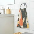 thumbnail image 3 of Yayeee 100% Cotton Hand Towels for Bathroom 16" x 28" Soft Absorbent Kitchen Towel, Fish Pattern, 3 of 7