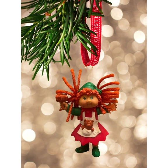 ORNAMENT cabbage patch kids doll PVC Figure Figurine Holiday 3” gift