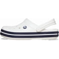 thumbnail image 4 of Crocs Crocband Unisex Zueco Blanco y Azul Marino Talla 9M 11W, 4 of 7