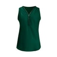 thumbnail image 4 of ibuvkizy Tank Tops for Women Cute Summer Casual Vest Shirt Ladies V Neck Sleeveless Loose T-shirt Blouse Tee, 4 of 7