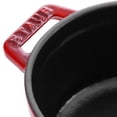 thumbnail image 6 of Staub Cast Iron 0.25-qt Mini Round Cocotte - Cherry, 6 of 10