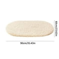thumbnail image 3 of Absorbent Bath Mat | Non-Slip Entryway Door Rug | Quick Dry Microfiber Foam | Oval Living Room Carpet | Soft Washable Multipurpose Floor Mat | 23.62x35.43in | Durable Home Decor, 3 of 6