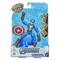 thumbnail image 2 of Marvel Avengers Bend And Flex Captain America Flexible 6-inch Action Figure, 2 of 10