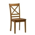thumbnail image 1 of Jofran Simplicity Wood X Back Dining Chair in Honey (Set of 2), 1 of 3