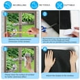 thumbnail image 5 of Luxmo Portable Blackout Shades Travel Window Blackout Curtains, 100% Blackout Material Temporary Blackout Blinds for Baby Nursery, Bedroom, Dorm Room, Travel or Office Use, 5 of 7