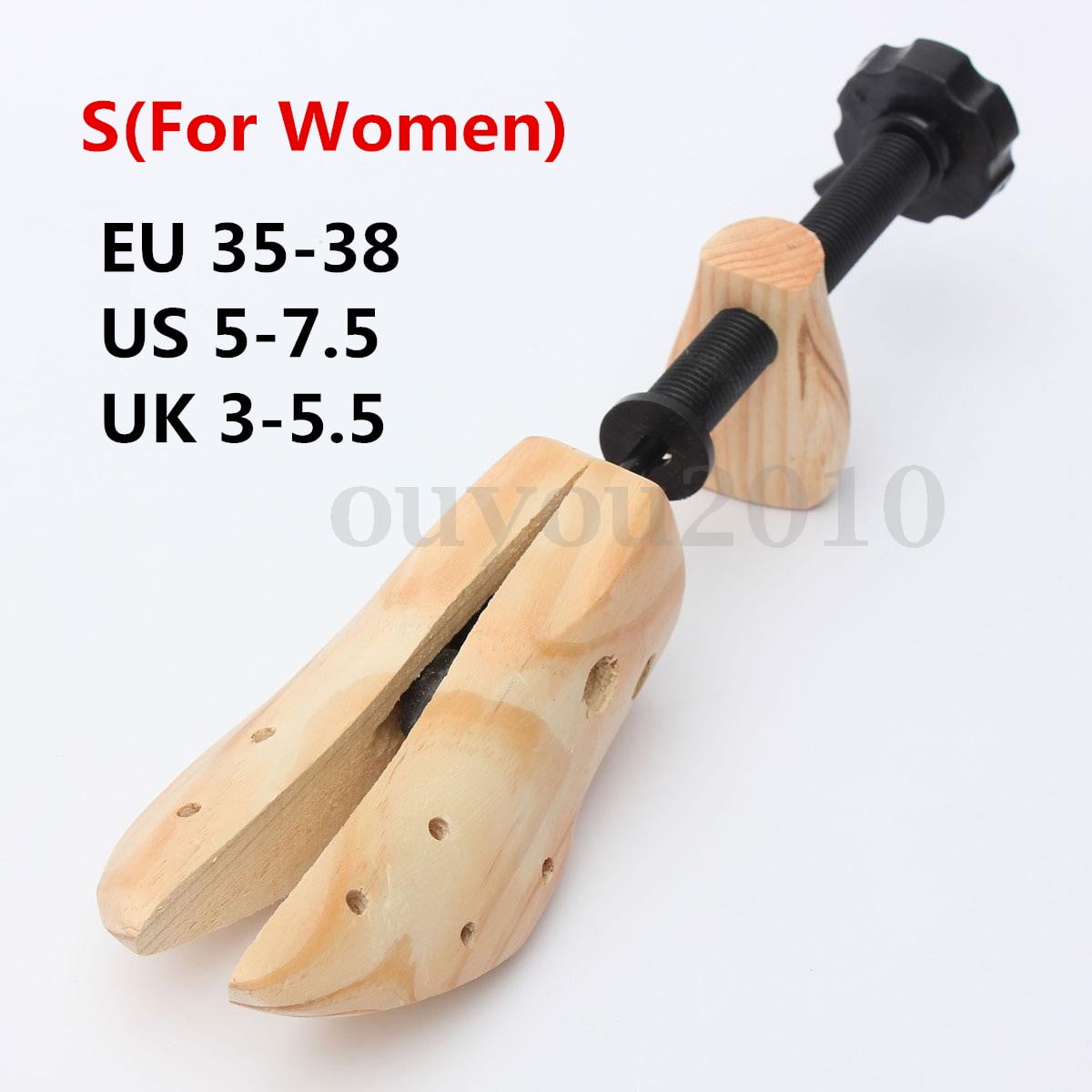 2-way Wooden Adjustable Boot Shoe Stretcher Expander For Men Women Size 35-46