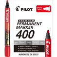 thumbnail image 1 of Pilot Premium 400 marcadores permanentes punta ancha punta cincel tinta roja caja de 12 (Sa4-rojo), 1 of 4
