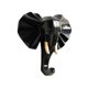 thumbnail image 1 of Lindo animal para la cabeza pegatina gancho para pared ropa percha bolso de mano sombrero para llavero para la habitación del hogar suministros decorativos, 10*9,5 cm, negro Feliz Sencillez, 1 of 5