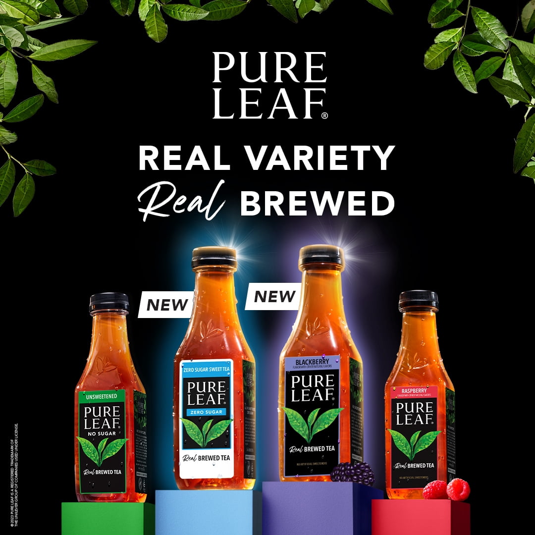 Pure Leaf Real Brewed Tea Blackberry 18.5 Fl Oz