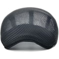 thumbnail image 4 of Sombrero de verano de malla transpirable para hombre, boina ajustable Newsboy Ivy, gorra plana, color negro Ormromra CZYD-ST42-1, 4 of 7