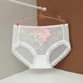 thumbnail image 4 of Braguita cintura alta Sexy Young Ladies Hot Transparente Camisón Gibobby Variedad Color Lencería unida(Blanco， L), 4 of 5