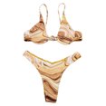 thumbnail image 4 of Bañador de bikini con costuras y estampado dividido en la playa para vacaciones de mujer OAVQHLG3B Store  lin121212, 4 of 4