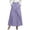 Purple, variant on Summer Womens Skirts Linen High Waisted A-Line Maxi Skirt with Side Pockets for Work