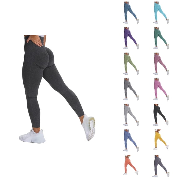 Lifting Leggings for Women High Waisted Tummy Control Seamless Leggings Stretch Soft Workout Gym Yoga Pants