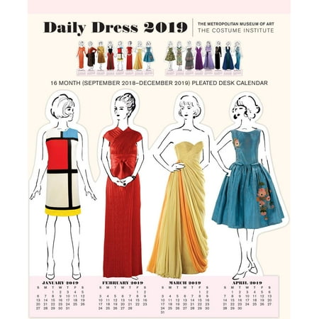 Daily Dress 2019 Pleated Desk Calendar Epub-Ebook