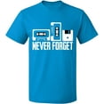 thumbnail image 2 of OXI T-Shirt - Never Forget, Basic Casual T-Shirt for Men's and Women Fleece T-Shirt Short Sleeve - Sapphire Large, 2 of 3