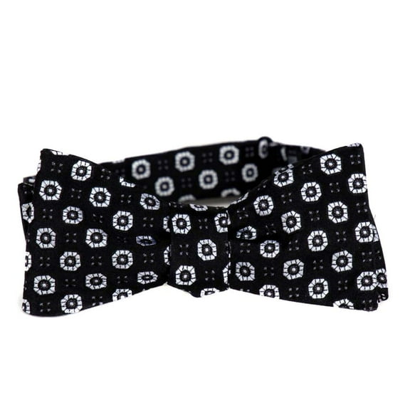 BuyYourTies - Mens Aficionado Self Tie Bow Tie - Black