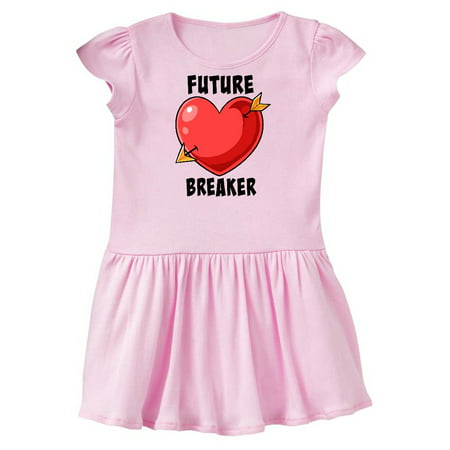 Future Heart Breaker Valentine Heart with Arrow Infant Dress