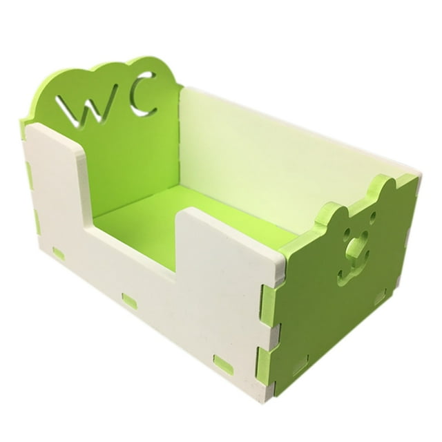 Hamster Bath House Detachable DIY Plastic Hamster Bathroom Hamster Sand Toilet