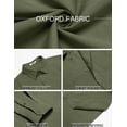 thumbnail image 4 of COOFANDY Mens Oxford Button Down Shirt Long Sleeve Regular Fit Work Casual Dress Shirts with Pocket, 4 of 6