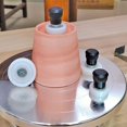 thumbnail image 4 of 4 Pcs Ceramic Pottery Wheel,Mini Ceramic Tool,Multi Size Pottery Trimming Rotary Spinner Wheel,Rota Disc Metal N6D1, 4 of 8