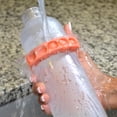 thumbnail image 3 of GWaT Water Tracker Band for Bottles – Orange Escape – Hydration Reminder Popper for Kids & Adults, 3 of 8