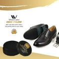thumbnail image 3 of W Shoe Care Cleaning Scruber, & Shining Sponge with Black Shoe Polish Set 4 Pcs, 3 of 5
