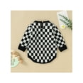 thumbnail image 6 of Bagilaanoe Newborn Baby Girl Boy Rompers Sweater Checkerboard Print Long Sleeve Knitted Bodysuit 3M 6M 12M 18M 24M Infant Fall Winter One Piece Jumpsuit, 6 of 9