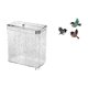 thumbnail image 1 of Cubo de basura de cocina,Contenedor de compost para cocina,bote de basura pequeño colgante,Pájaro para colgar en la pared,Arte de pared de pájaros de madera Decoración de pared de pájaros, 1 of 8